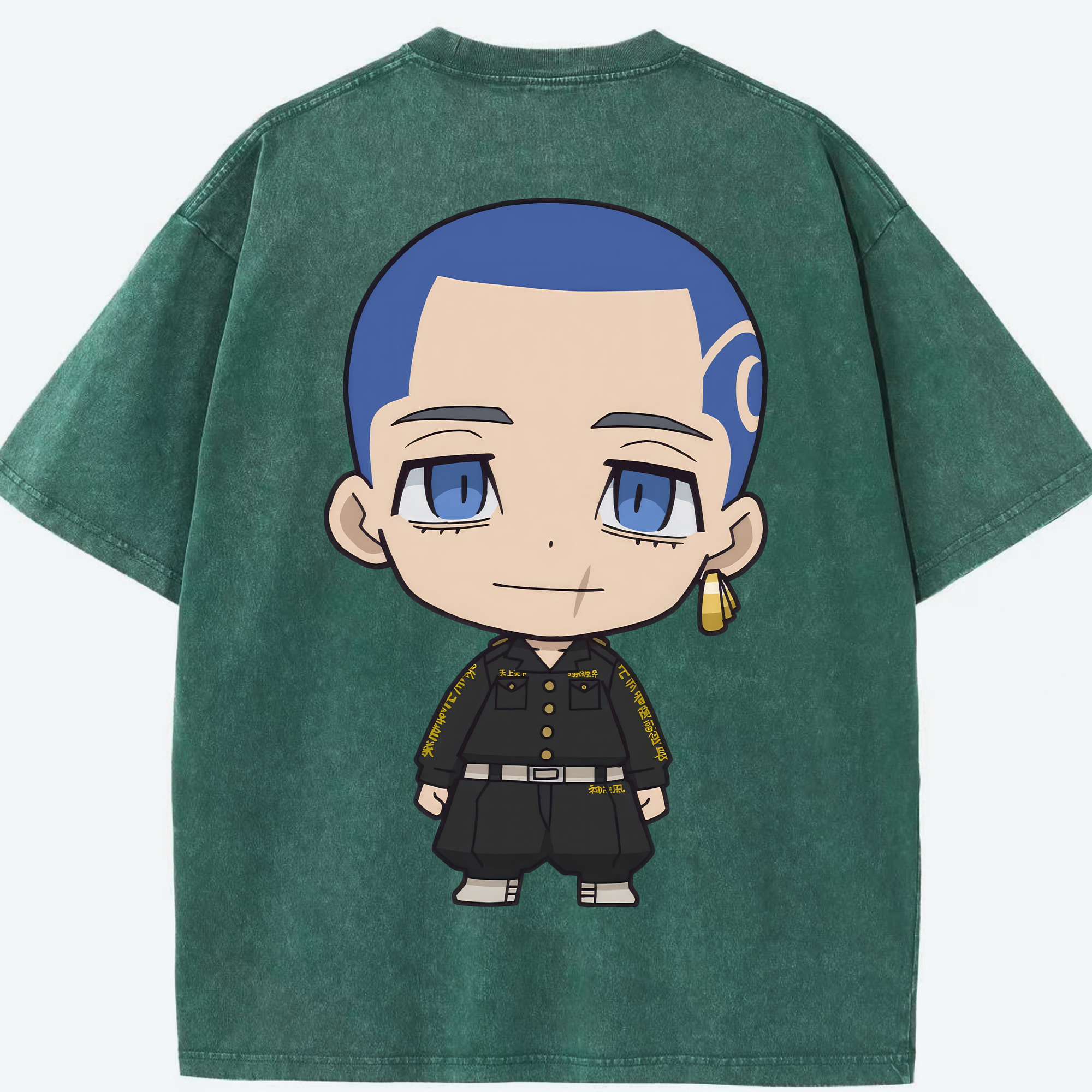 （画像用） 東京リベンジャーズ Tokyo Revengers 綿100% ヴィンテージ風 半袖Tシャツ（背面プリント）